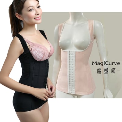 【魔塑師】W-032 高丹尼背心式塑腹腰夾 (背部抽脂 /腹部抽脂/全雙層)3