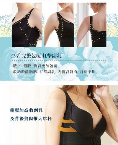 【魔塑師 MagiCurve】長褲連身 GE-018 腰夾式重壓 提臀長束褲～ 高丹尼重壓(全雙層/抽脂/產後塑身衣)9