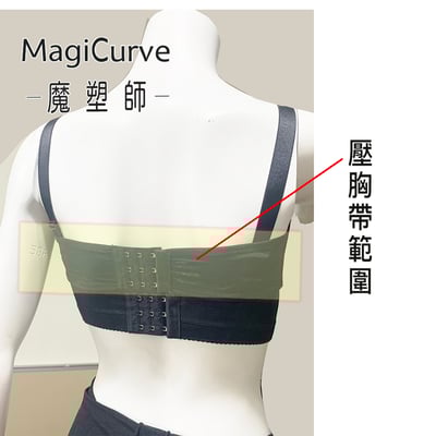 【魔塑師 MagiCurve】BZ-001 (含上胸壓帶) 隆乳定型胸罩 定位衣 定胸衣 壓帶 (魔滴 絨毛果凍 曼陀隆乳)3