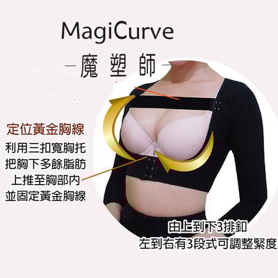 【魔塑師】W-034 高丹尼塑手臂塑腹腰夾 (腹部抽脂/全雙層)4