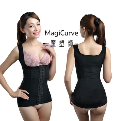 【魔塑師】W-032 高丹尼背心式塑腹腰夾 (背部抽脂 /腹部抽脂/全雙層)1
