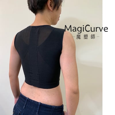 W-051 女士平胸背心  短款 平胸手術2