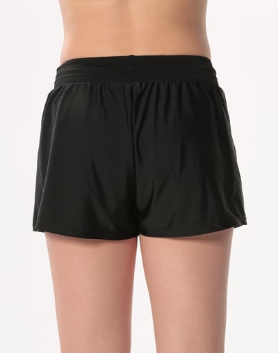 Haolang 經典黑女款寬鬆泳褲2