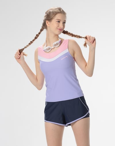 Haolang 香芋紫兩件式泳衣3