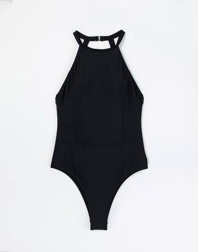 Haolang 削肩微辣連身泳衣1