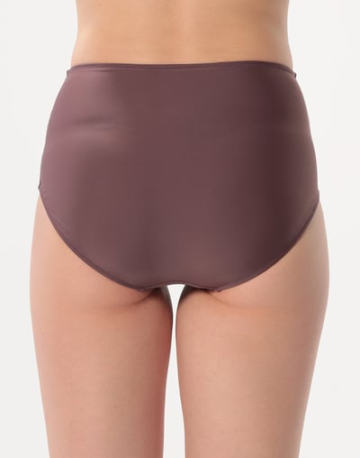 Haolang 可可棕高腰比基尼褲2