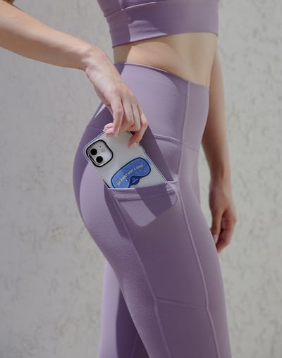 Haolang 薰衣草紫運動緊身長褲/Leggings1