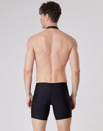 Haolang 經典黑競速五分泳褲/抗氯2