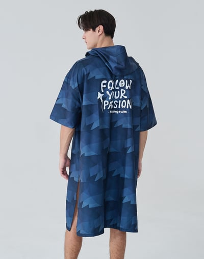 Haolang 深海藍男款快乾毛巾衣3