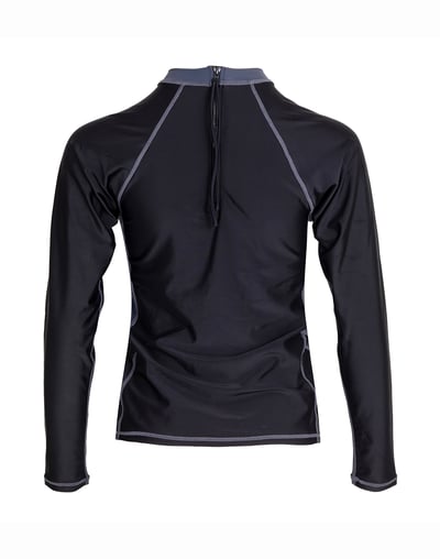 Haolang 經典黑女款長袖泳衣3