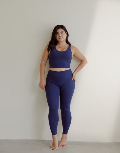 Haolang 午夜藍運動緊身長褲/Leggings4