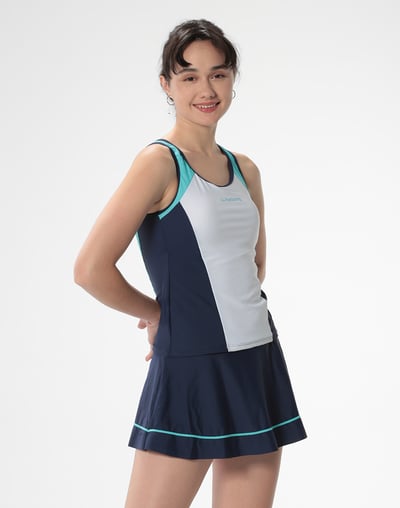 Haolang 運動白兩件式泳衣3