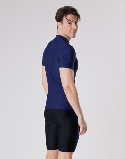 Haolang 深海藍男款短袖泳衣3