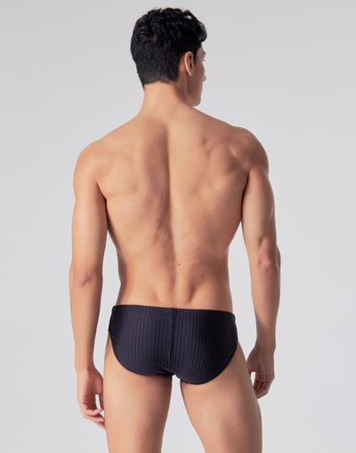 Haolang 經典黑競速三角泳褲/抗氯2