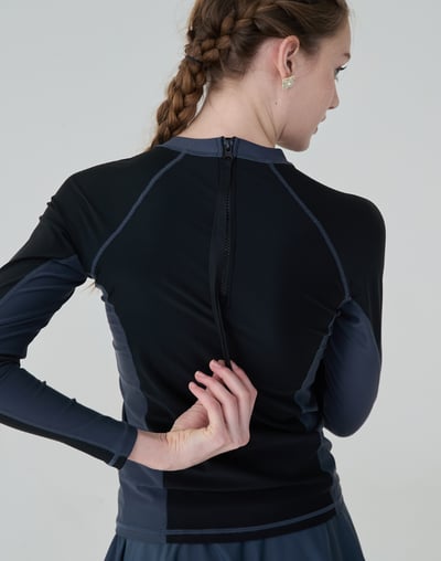 Haolang 瑕疵品長袖泳衣/抗UV/加大尺碼3