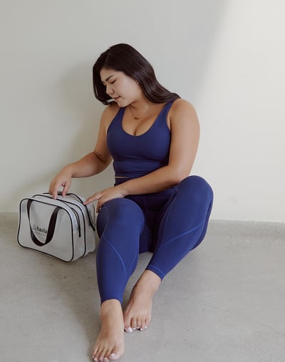 Haolang 午夜藍運動緊身長褲/Leggings3