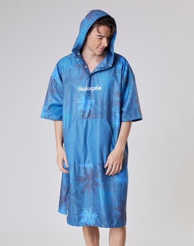 Haolang 仲夏藍男款快乾毛巾衣(纖維毛)2