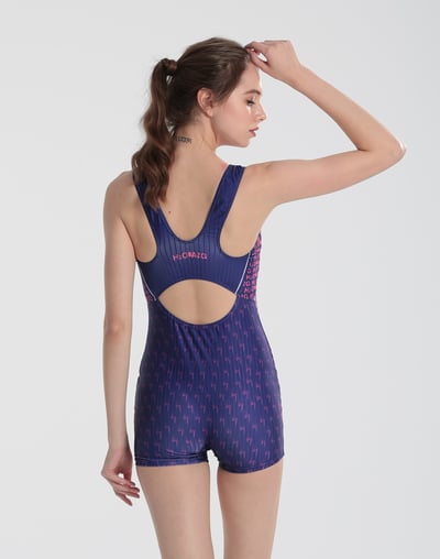 Haolang 紫光競速連身四角泳衣2