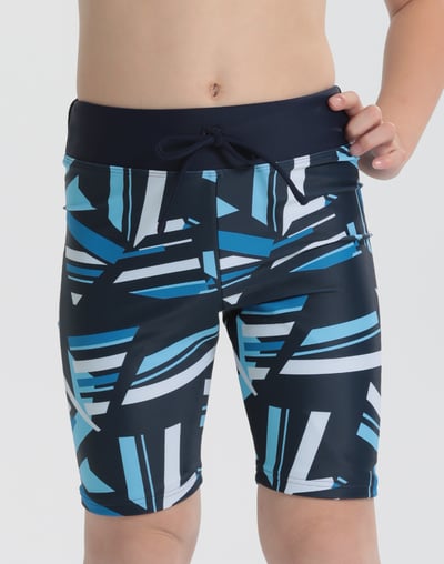 Haolang 藍圖塊男童泳褲2