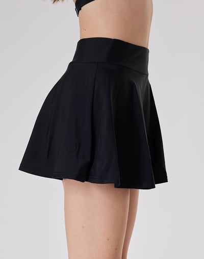 Haolang 經典黑高腰泳裙(單件)4