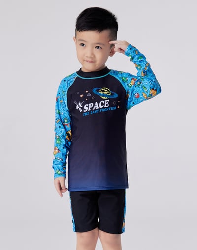 Haolang 太空男童長袖泳衣557034