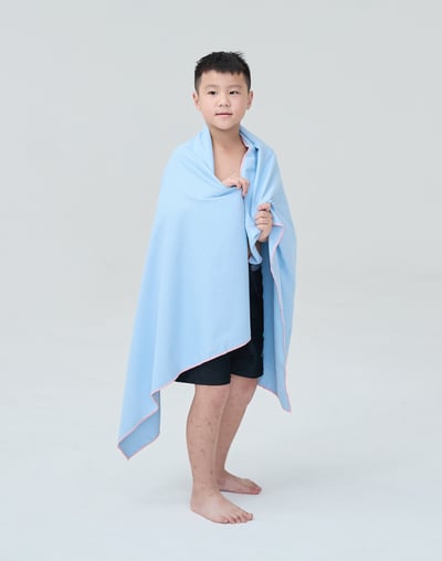 Haolang 天空藍超吸水運動浴巾4