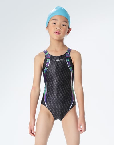 Haolang 宇宙女童競賽型泳衣1