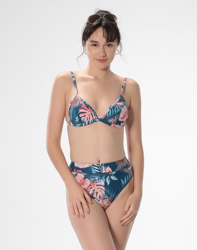 Haolang 叢林花樣高腰蜜桃比基尼褲3