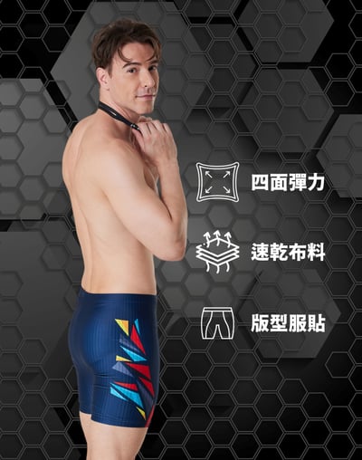 Haolang 光電競速五分泳褲1