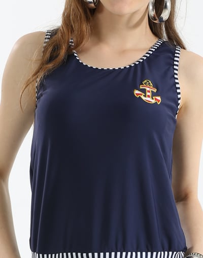 Haolang 船錨連身兩件式泳衣6