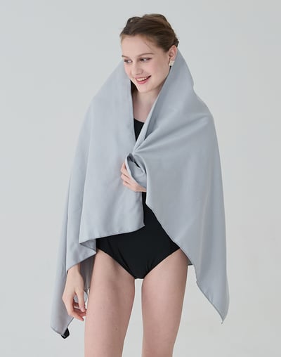 Haolang 岩霧灰超吸水運動浴巾5