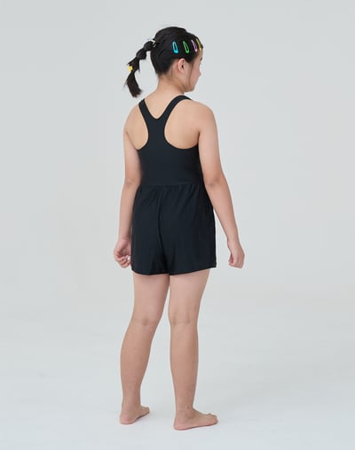 Haolang 經典黑連身褲泳衣6