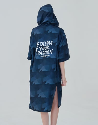 Haolang 深海藍女款快乾毛巾衣3