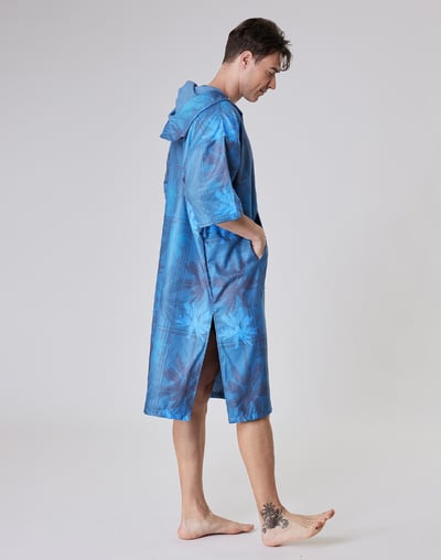 Haolang 仲夏藍男款快乾毛巾衣(纖維毛)3