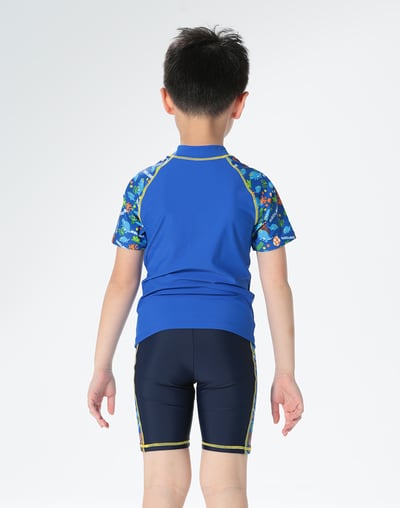 Haolang 恐龍男童短袖泳衣(上衣)2