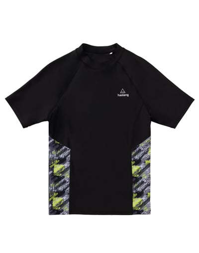 Haolang 螢光動能大童短袖泳衣567013