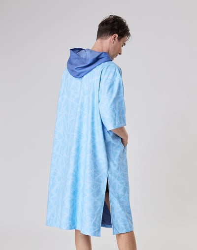 Haolang 海洋粉藍男款快乾毛巾衣(纖維毛)3