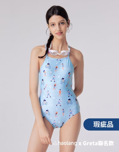 Haolang 瑕疵品連身泳衣/聯名款1