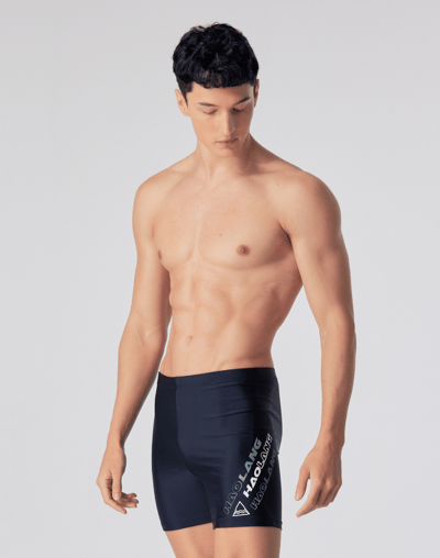 Haolang 簡約五分泳褲/加大尺碼4