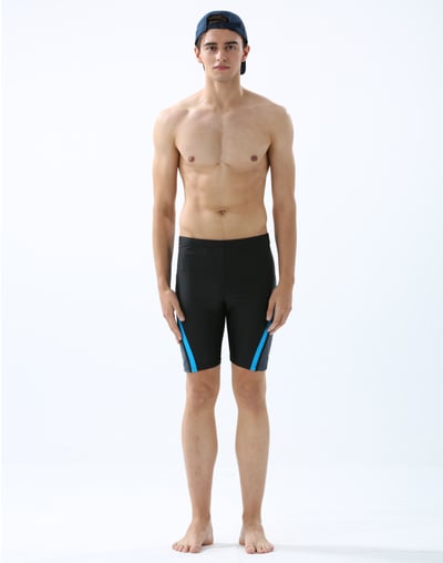  Haolang 灰邊斷面七分泳褲5