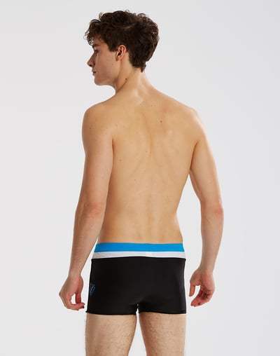 Haolang 拼接休閒平口泳褲3