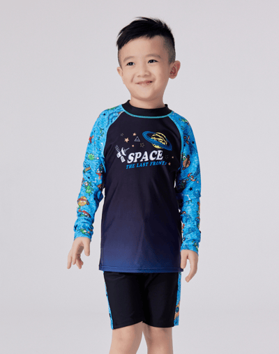 Haolang 太空男童長袖泳衣557036