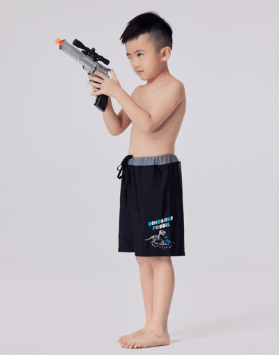Haolang 恐龍男童鬆型泳褲554046
