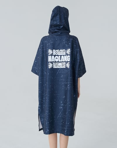 Haolang 海洋紋理女款快乾毛巾衣4