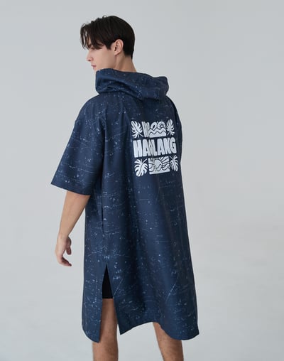 Haolang 海洋紋理男款快乾毛巾衣4