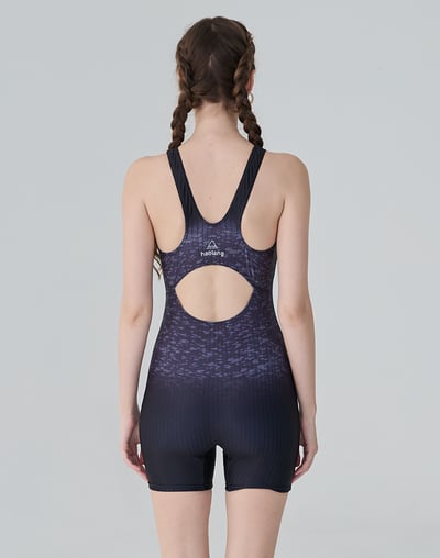 Haolang 不對稱競速連身四角泳衣2