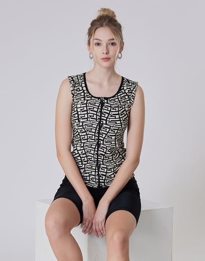 Haolang 抽象璀璨兩件式泳衣1