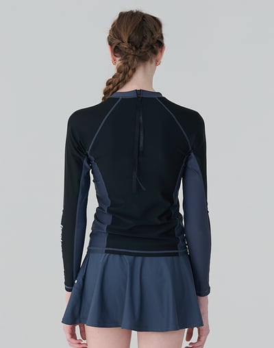 Haolang 瑕疵品長袖泳衣/抗UV/加大尺碼2