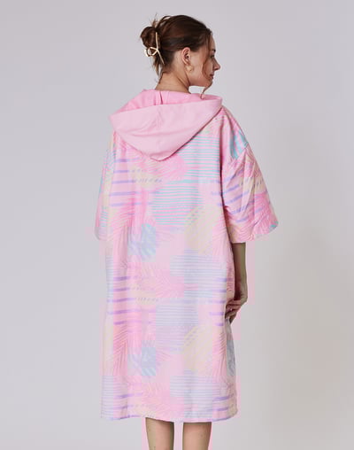 Haolang 夏日粉女款快乾毛巾衣(纖維毛)3