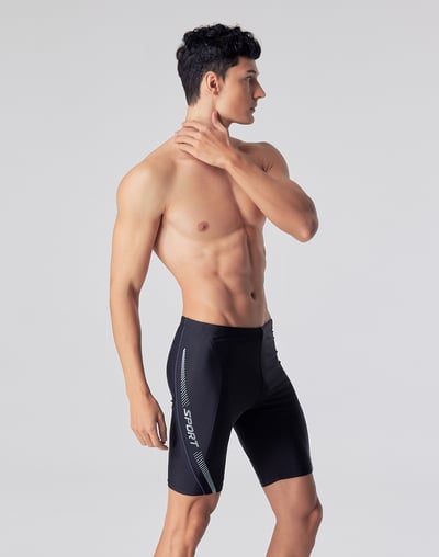  Haolang 黑sport七分泳褲/加大尺碼2